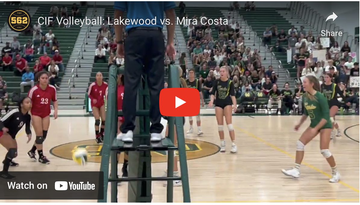VIDEO: Lakewood vs. Mira Costa, CIF Girls’ Volleyball – The562.org