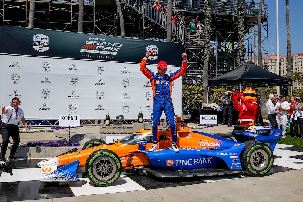 Scott Dixon Wins Second Acura Grand Prix Of Long Beach In Front Of