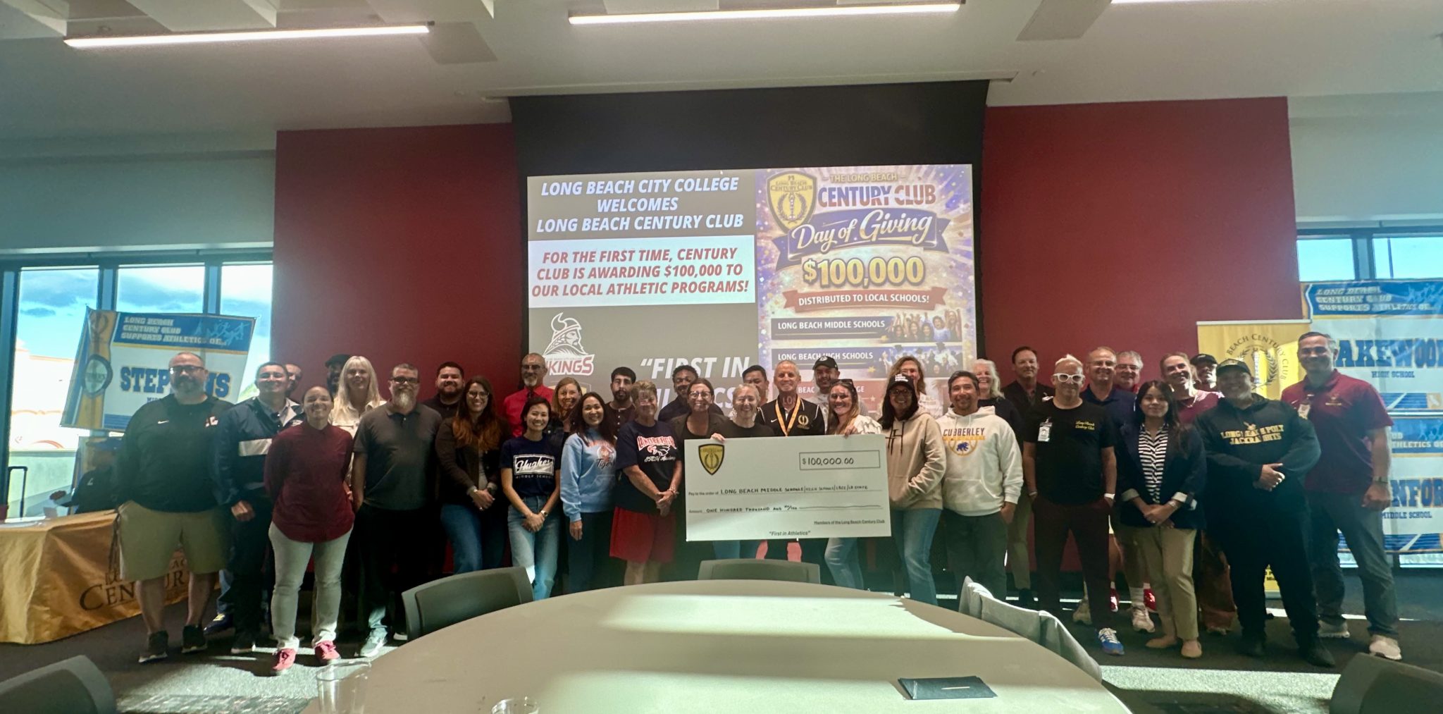Long Beach Century Club Donates $100,000 to Long Beach Schools